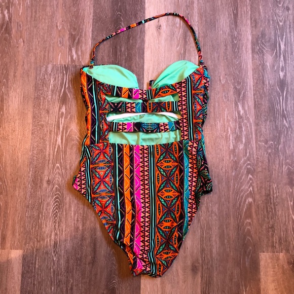 Pleated empire Bathing Suit Hobie brand - Picture 5 of 8